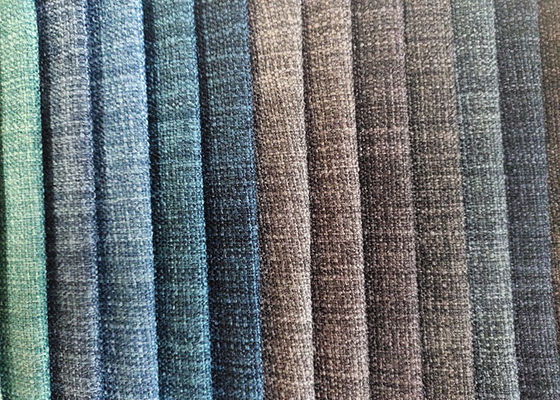 100% het linnen katoenen van de polyesterstof stof van vele kleuren voor meubilairbank