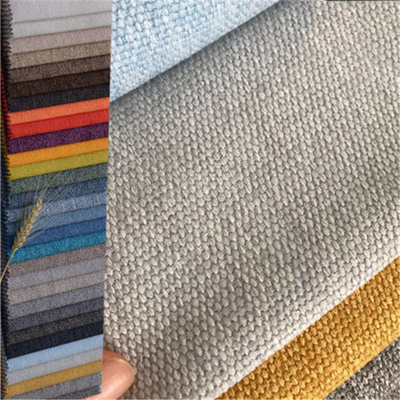 Kleur van Sofa Fabric 100% van het duidelijk Weefsel de Geverfte Linnen Dik gemaakte Stevige Polyester
